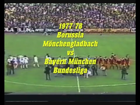 1977 Mönchengladbach vs Bayern München 50 min (eng)