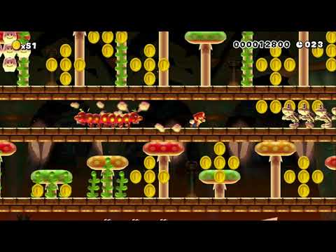 最後まで頑張ろう!　ちょいむずスピードラン!SPEED RUN! by スピランりょうたくん - SUPER MARIO MAKER - NO COMMENTARY 1bh