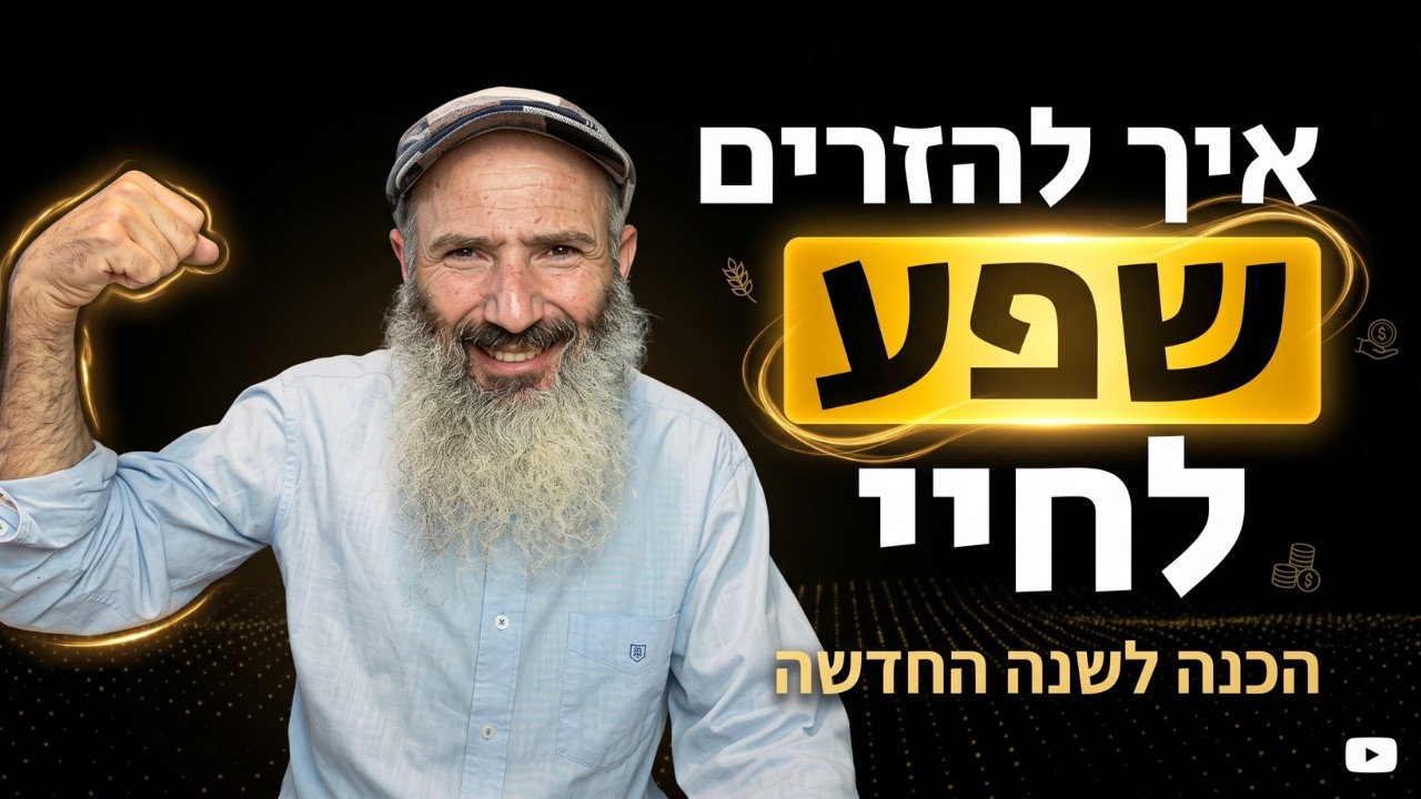 איך להזרים יותר שפע לחיי | הכנה לאור של השנה החדשה