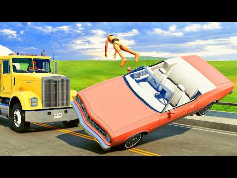 INEXPERIENCED DRIVERS and Highway Car Crashes #01 [BeamNG.Drive] | Zom Drive