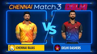 3rd : Chennai vs Delhi - NPL / IPL 2021 World cricket championship 3 | Road to 200K | Live Stream