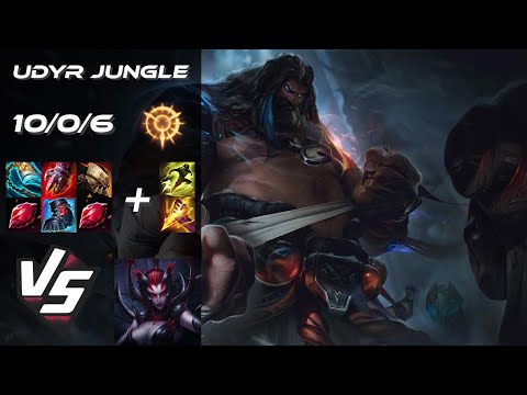 JUNGLE Udyr vs Elise - EU Challenger Patch 25.S2.2