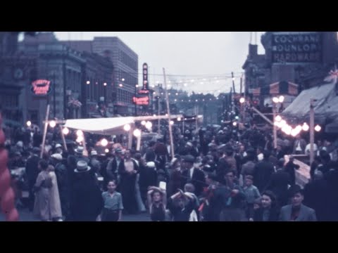 1949 - Toronto & Sudbury - Unknown Home Movie - 16mm Kodachrome Film