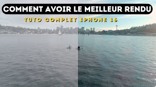 TUTO complet vidéo IPHONE pour avoir un excellent rendu vidéo