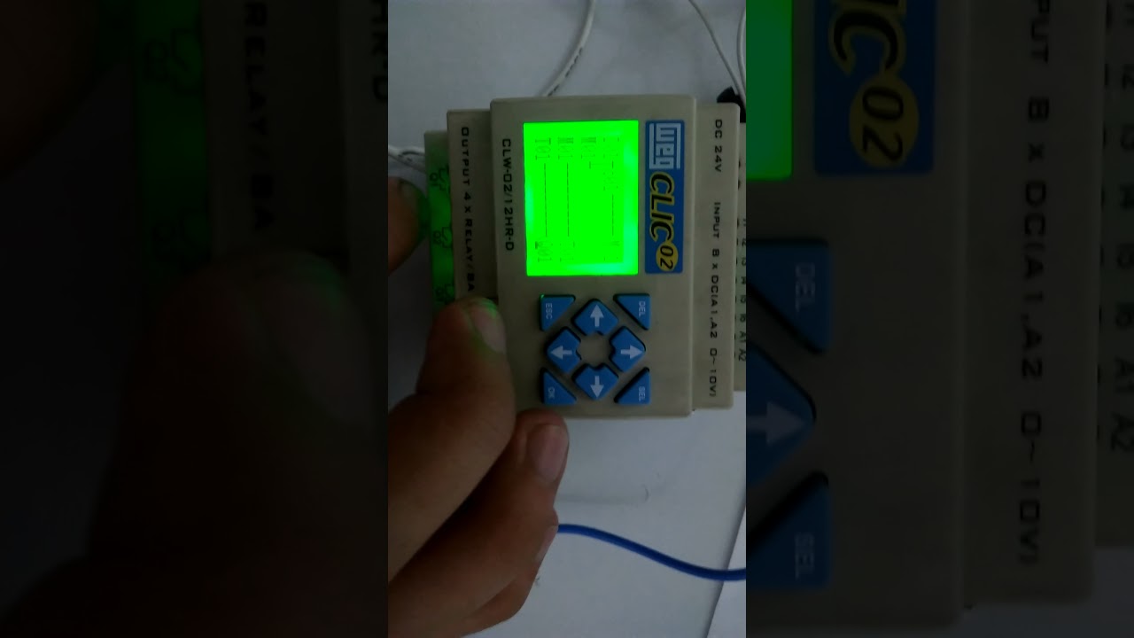 Temporizador Intermitente com desligamento automático por Contador com Clic02 WEG