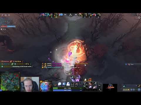 Topson Queen of Pain vs Ana Puck Duel 1vs1 | Dota 2 Clip on Twitch