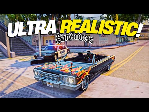 GTA San Andreas Next-Gen 2025 Graphics Mod 😍 | For Low End PC..! (2GB RAM)
