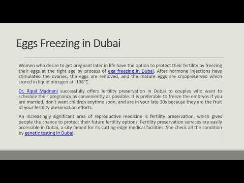 Get Fertility Preservation in Dubai