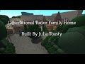 Generational Tudor Family Home Bloxburg Speedbuild Part 2 2