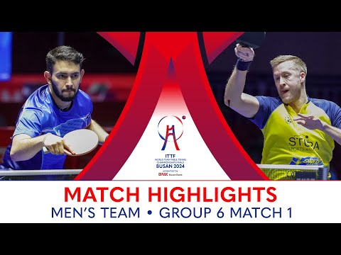 Mattias Falck (SWE) vs Brian Afanador (PUR) | MT G6 - Match 1 | #ITTFWorlds2024