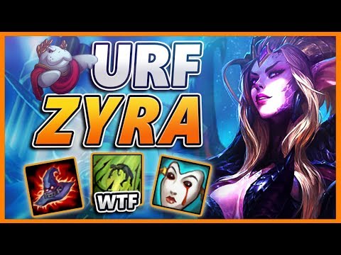 *UNBEATABLE URF CHAMPION* LEGIT IMPOSSIBLE TO WIN VS ZYRA (MUST WATCH) - BunnyFuFuu URF