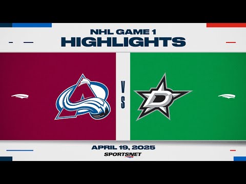 NHL Game 1 Highlights | Avalanche vs. Stars - April 19, 2025