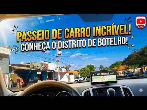 DISTRITO DE SANTA ADÉLIA-SP - BOTELHO EM PASSEIO DE CARRO