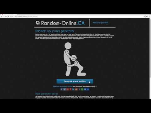 Random Sex Position Generator