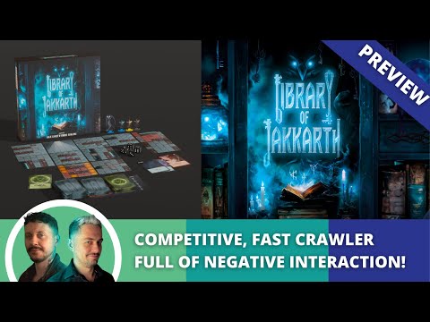 Library of Jakkarth: Preview. Competitive crawler full of negative interaction.