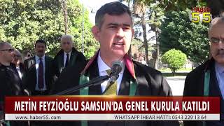 TÜRKİYE BAROLAR BİRLİĞİ'NİN GENEL KURULU SAMSUN'DA YAPILDI
