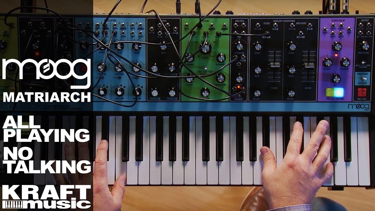 Moog Matriarch - All Playing No Talking - YouTube