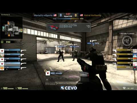 Mortality eSports vs Astral Authority - CEVO Season 8 Pro Placement Bracket Stage - Game 1