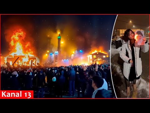 Protesters in Iran set fire to mosque, government buildings, police stations; streets are in flames