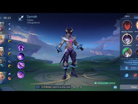 Dyrroth "Scalebore" Gameplay | Mobile Legends Bang Bang