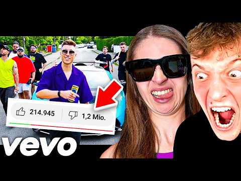 MEINE FREUNDIN bewertet die SCHLECHTESTEN YOUTUBER SONGS! 🤮 (peinlich)