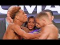 ANGRY DEVIN HANEY PUSHES VASYL LOMACHENKO AT WEIGH IN FACE OFF! • HANEY LOMACHENKO WEIGH IN VIDEO