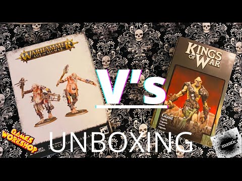 Games Workshop vs Mantic Giants | An Unboxing Video | What’s The Difference, What Do You Get. Part1