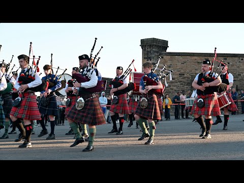 Boys' Brigade Beating Retreat Ceremony at Edinburgh Castle 2025