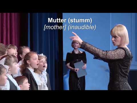 Rammstein - Mutter by Russian Children Choir  subs eng/deu