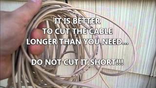 ☏ New Telephone Line Wire ☏ From outside service box to inside, repair landline, THE TRUTH, CAT3