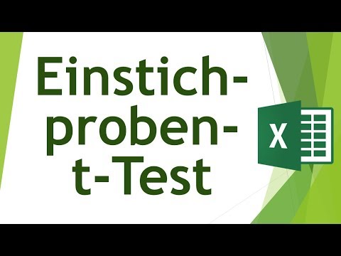 Einstichproben t-Test in Excel rechnen - Daten analysieren in Excel (49)