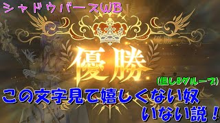 【シャドウバースWB】　グランプリ　この文字見て嬉しくない奴いない説！(但しBグループ)