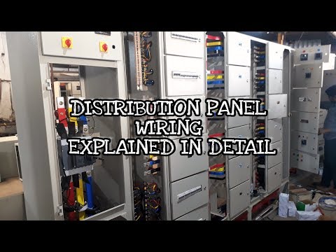 Switchgear main lt distribution panel making and wiring elec...