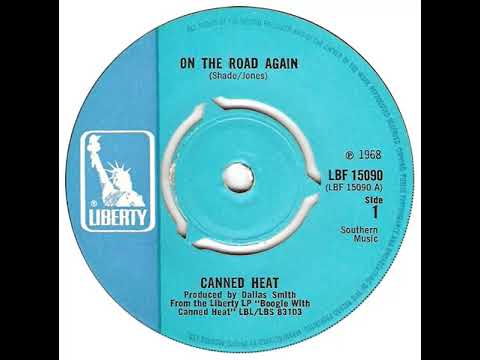 UK New Entry 1968 (164) Canned Heat - On The Road Again