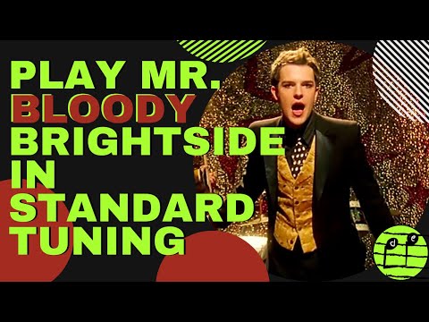 How to Play that Bloody Mr  Brightside Intro Riff in Standard Tuning. Quick Tutorial with Tabs.