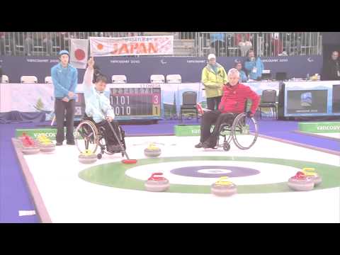 What is wheelchair curling at the Paralympic Games?