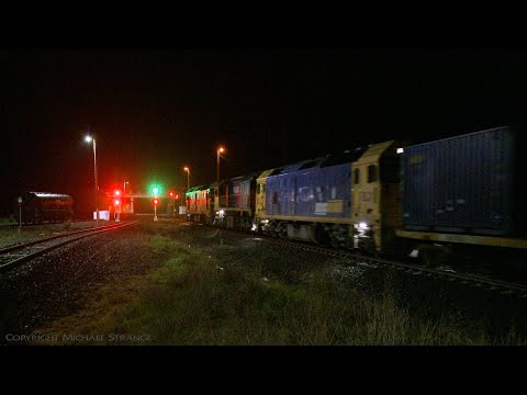 7901V Melbourne To Mildura Container Train Stops After Passing Green Signal - PoathTV Railways