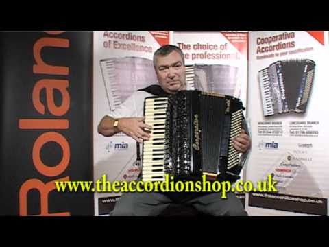 Cooperativa Model 508 Black Gold 120 Bass Accordion