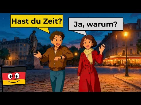 Learning German for beginners: 4 important everyday stories (A1-A2)