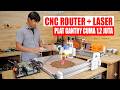 How To Build A Hybrid CNC Router Laser Machine Strong Precise High Torque