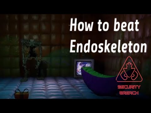 How To Beat Endoskeletons In FNAF Security Breach | Easiest Way
