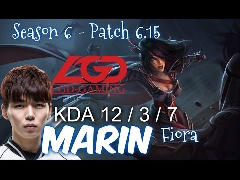 LGD MaRin FIORA vs RIVEN TOP - Patch 6.15 KR Ranked | League of Legends