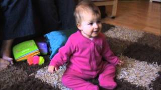 Mai dancing to "A Pooh Bear Takes Care Of His Tummy" from Winnie the Pooh