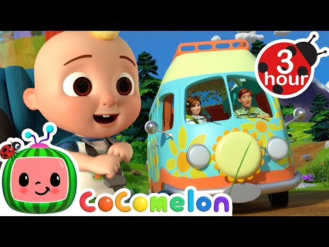 Wheels on the Camper Van Sing Along ???? CoComelon - Nursery Rhymes and Kids Songs | After School Club