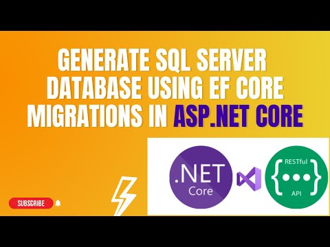 84 Generate Sql Server Database Using Ef Core Migrations Code First