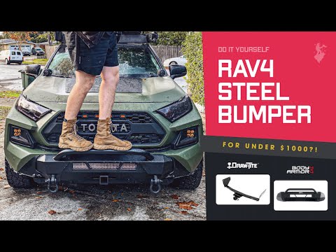 How To Modify and Install a Steel Bumper on a RAV4 - w/ Body Armor Steel Bumper