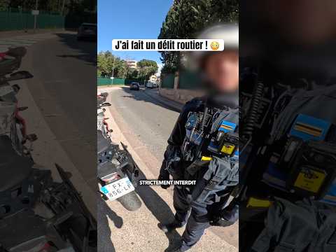 J’ai fais un délit routier ! 😳 #moto #motard #motovlog #motards #danger