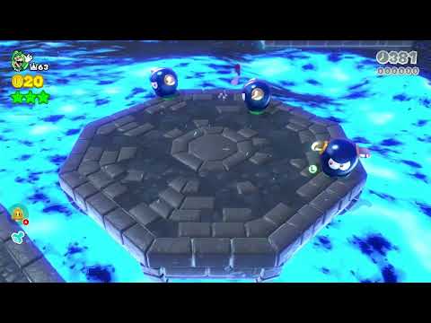 Super Mario 3D World (Switch) 7-4 Itemless Speedrun - Time: 20 (Former WR)