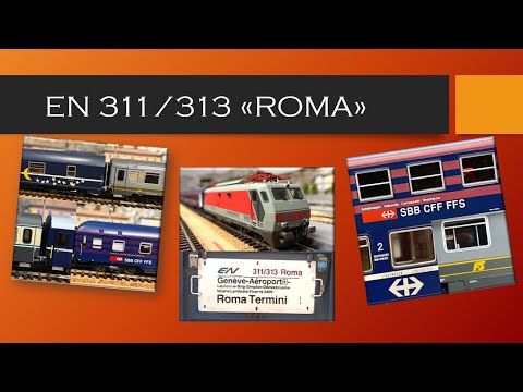 Euronight 311/ 313 Roma " Geneve Aeroport - Roma Termini" 1999