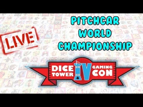 Dice Tower Con 2015 LIVE - Pitchcar World Championship